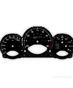 For Porsche 987 (Gen 1&2) Boxster / Cayman: Gauge Face – OPTIONS – Porsche Design Edition 1