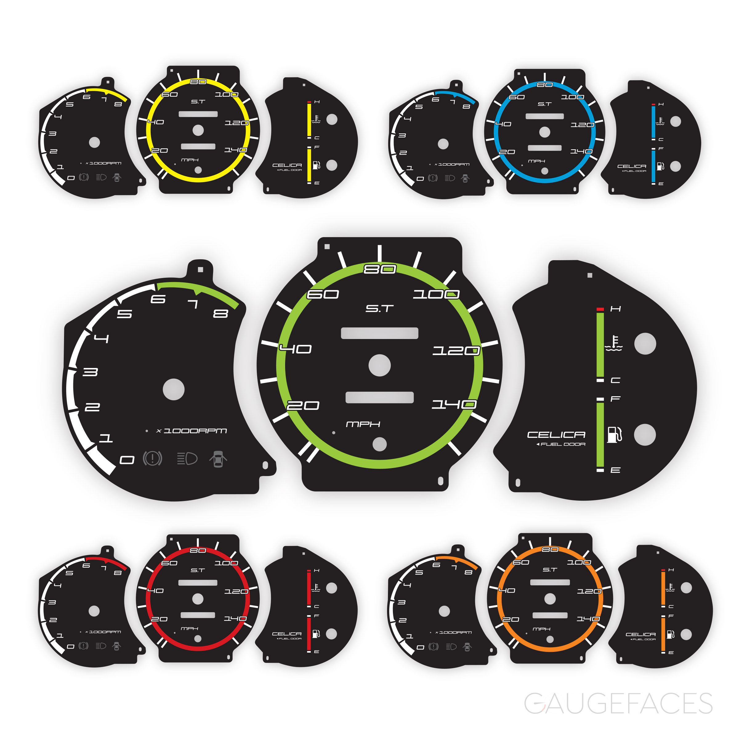 Toyota-Celica-1994-1999-ST-GT-custom-gauge-faces