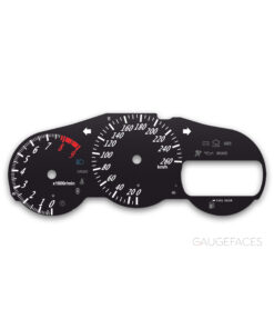 Toyota Celica T230 1999–2006 Gauge Faces - Black