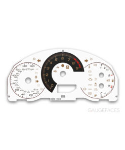 Toyota GT86 (ZN6) 2012-2021 Gauge Faces - Custom Design - White and Black