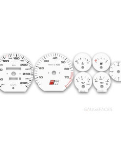 Custom Order: Audi A6 S4 Gauge Faces - White