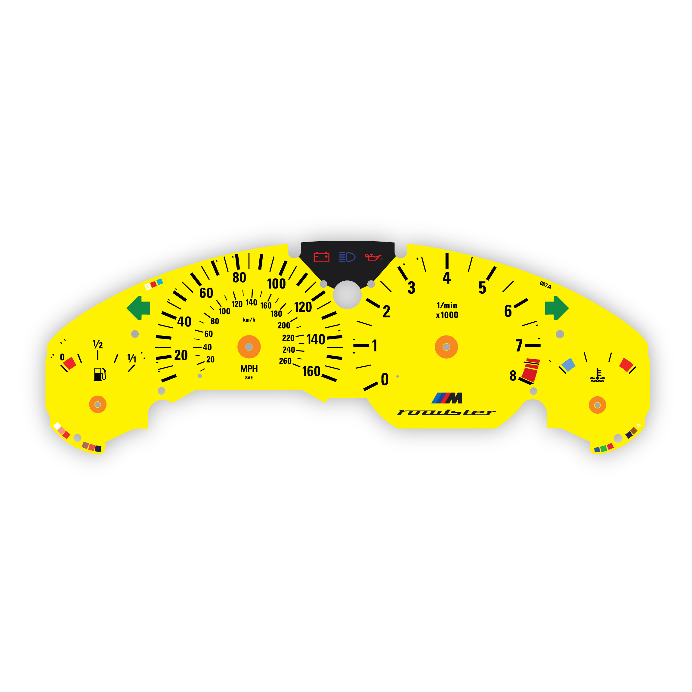 bmw-z3m-roadster-gauge-face-Uk-yellow