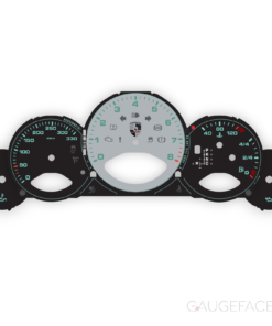 Custom Order: For Porsche 911 997 (Gen 2) 3.8L: Gauge Faces – PDK – EU – Custo Logo – Grey