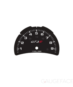 Custom Order: For Porsche 911 996 GT3: Gauge Faces Set – Black