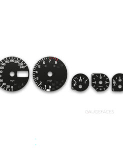 Alfa Romeo 156 (1997-2002) – Gauge Faces – Black