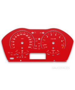 BMW X1 F48 (2015-2022) – Gauge Faces – Red