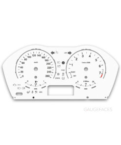 BMW X1 F48 (2015-2022) – Gauge Faces – White