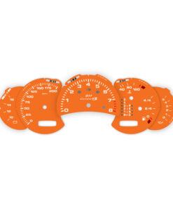 Custom Order: Porsche 911 996.2 Carrera 4S Gauge Faces - Orange