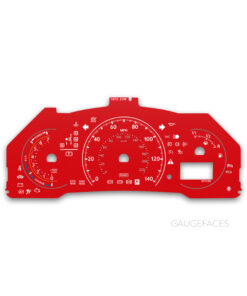 Lexus CT 200H (2011-2017) – Gauge Faces – Red