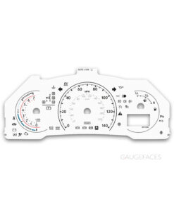Lexus CT 200H (2011-2017) – Gauge Faces – White