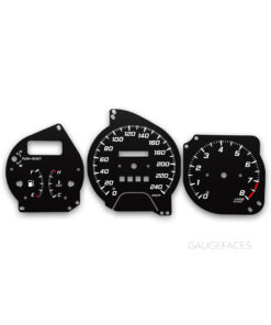 Mazda 323F BG (1989-1995) – Gauge Faces – Black