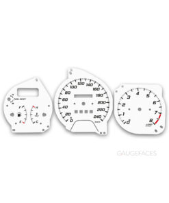 Mazda 323F BG (1989-1995) – Gauge Faces – White
