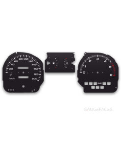 Mitsubishi Pajero II (1990–2001) – Gauge Faces – Black