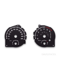 Mitsubishi Pajero IV V80 V90 (2006-2021) – Gauge Faces – Black