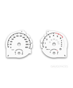 Mitsubishi Pajero IV V80 V90 (2006-2021) – Gauge Faces – White