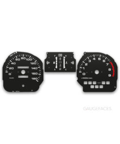 Mitsubishi Pajero Evolution V55W (1997-1999) – Gauge Faces – Black