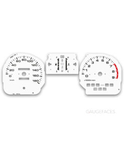 Mitsubishi Pajero Evolution V55W (1997-1999) – Gauge Faces – White