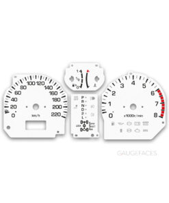 Mitsubishi Pajero Pinin (1998-2007) – Gauge Faces – White