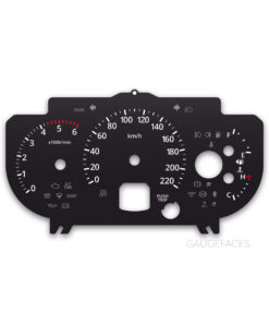 Mitsubishi Pajero Sport II (2008-2016) – Gauge Faces – Black