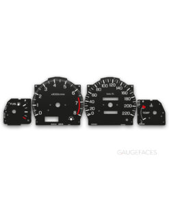 Nissan 100 NX B13 (1990-1996) – Gauge Faces – Black