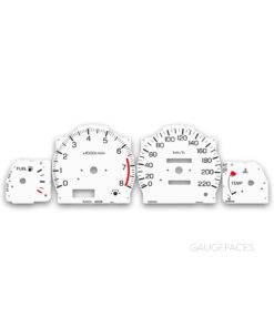 Nissan 100 NX B13 (1990-1996) – Gauge Faces – White
