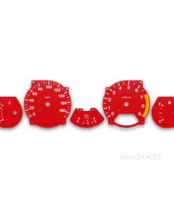 Nissan 300ZX Z32 (1989-2000) – Gauge Faces – Red