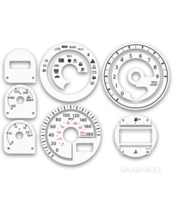 Nissan 370Z (2009-2011) – Gauge Faces – White