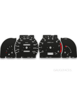 Nissan Almera N15 (1995–2000) – Gauge Faces – Black