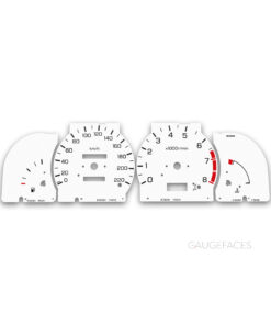 Nissan Almera N15 (1995–2000) – Gauge Faces – White