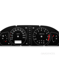 Nissan Almera N16 (2000–2006) – Gauge Faces – Black