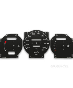 Nissan Micra K11 (1992–2002) – Gauge Faces – Black