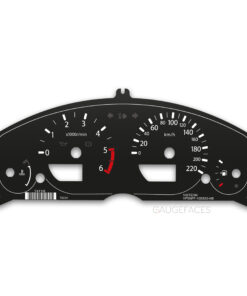 Nissan Pathfinder R51 (2004-2014) –  Gauge Faces – Black