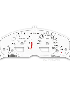Nissan Pathfinder R51 (2004-2014) –  Gauge Faces – White