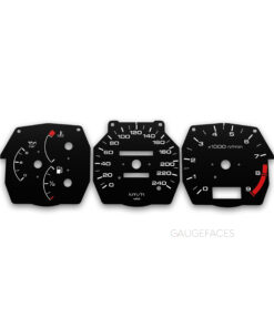 Nissan Primera P10 (1990-1997) – Gauge Faces – Black