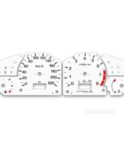 Nissan Primera P11 (1996–2002) – Gauge Faces – White