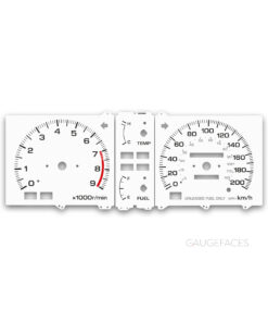 Nissan Pulsar NX SE (1987–1990) – Gauge Faces – White