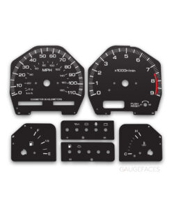 Nissan Silvia S13 (1989-1994) – Gauge Faces – Black