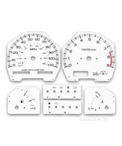 Nissan Silvia S13 (1989-1994) – Gauge Faces – White