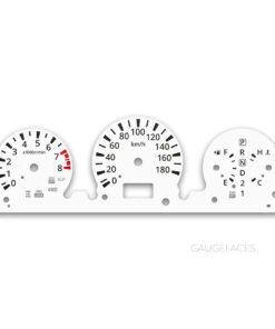 Nissan X-Trail T30 (2000–2007) – Gauge Faces – White