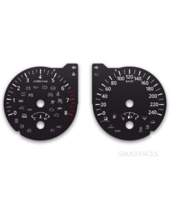 Nissan X-Trail T31 (2007–2014) – Gauge Faces – Black