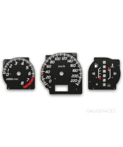 Nissan X-Trail T30 (2000–2003) – Gauge Faces – Black