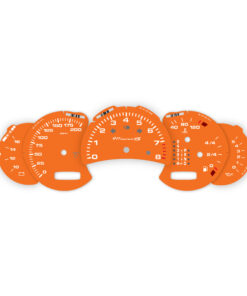 Custom Order: Porsche 911 996.2 Carrera 4S Gauge Faces - Orange