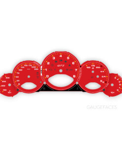 For Porsche 911 997.2 GT2 RS: Gauge Faces - OPTIONS - Guards Red