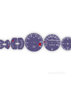 For Porsche 911 SC (1978-83): Gauge Faces - OPTIONS - Ultaviolet