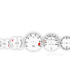 For Porsche 911 SC (1978-83): Gauge Faces - OPTIONS - White