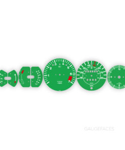 For Porsche 911 SC (1978-83): Gauge Faces - OPTIONS - Viper Green