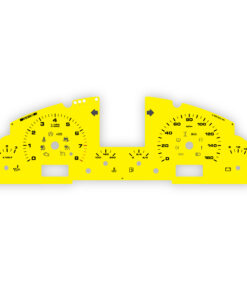 For Porsche 955 / 957 Cayenne (Base/GTS/S): Gauge Face – OPTIONS – Racing Yellow