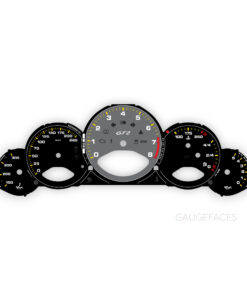 For Porsche 911 997.2 GT2 RS: Gauge Faces - OPTIONS - Black / Gray
