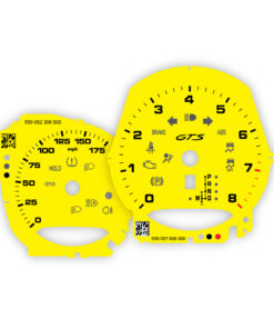For Porsche Macan GTS (95B.1): Gauge Faces - OPTIONS – Racing Yellow