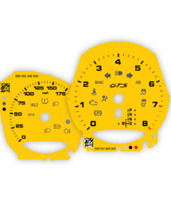 For Porsche Macan GTS (95B.1): Gauge Faces - OPTIONS – Speed Yellow